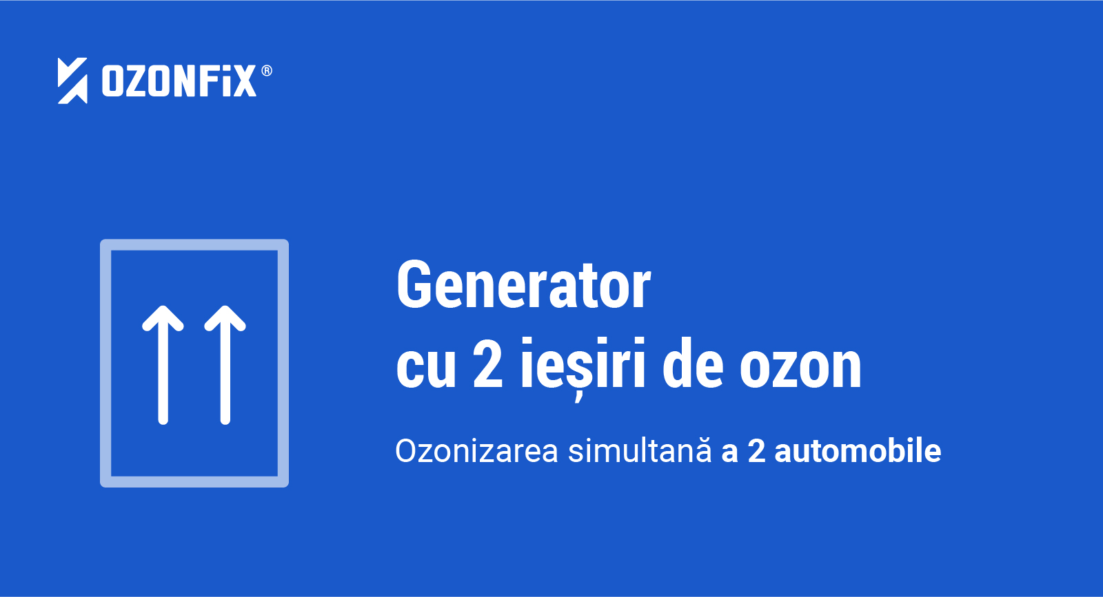 Generator de ozon cu 2 iesiri de ozon